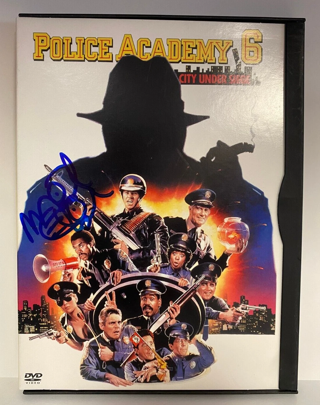 MICHAEL WINSLOW POLICE ACADEMY 6 SIGNED AUTOGRAPHED DVD COVER W/COA