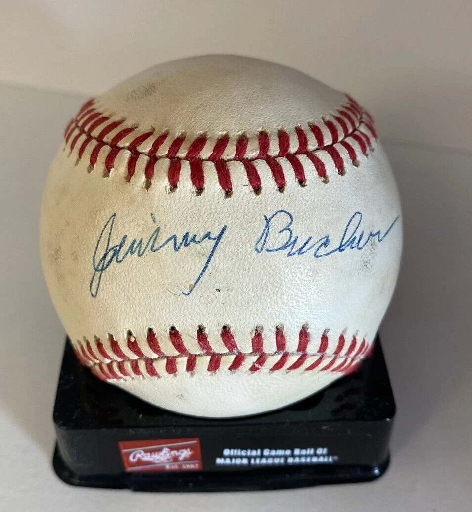 JOHNNY BUCHER BROOKLYN DODGERS SIGNED AUTOGRAPHED N.L BASEBALL BECKETT AUTH