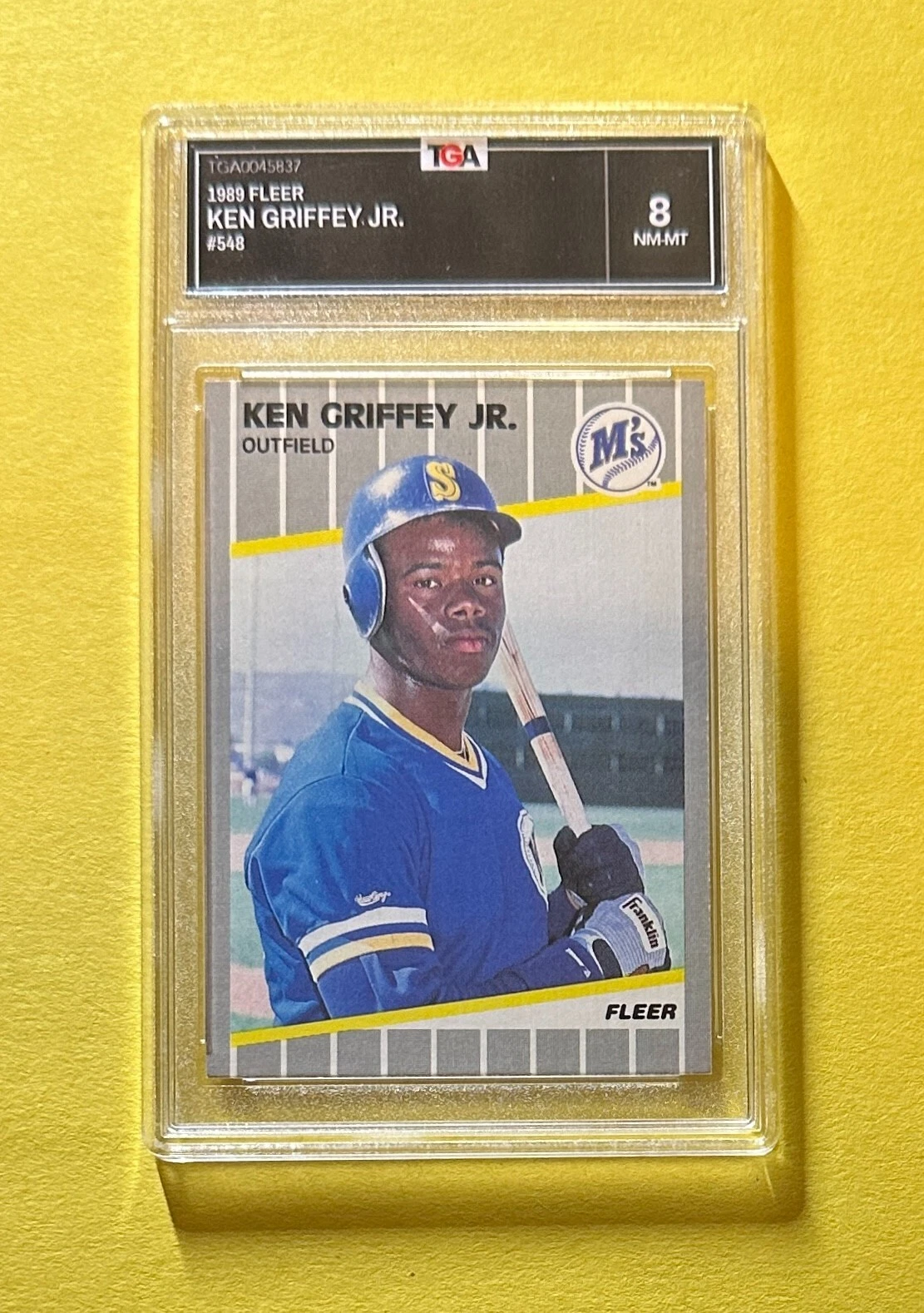 1989 FLEER KEN GRIFFEY JR #548 TGAA NM-MT 8 MARINERS