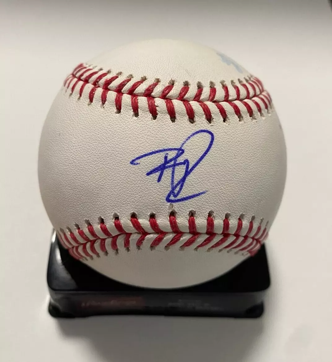 BRENNAN DAVIS CHICAGO CUBS SIGNED AUTOGRAPHED M.L. BASEBALL BECKETT