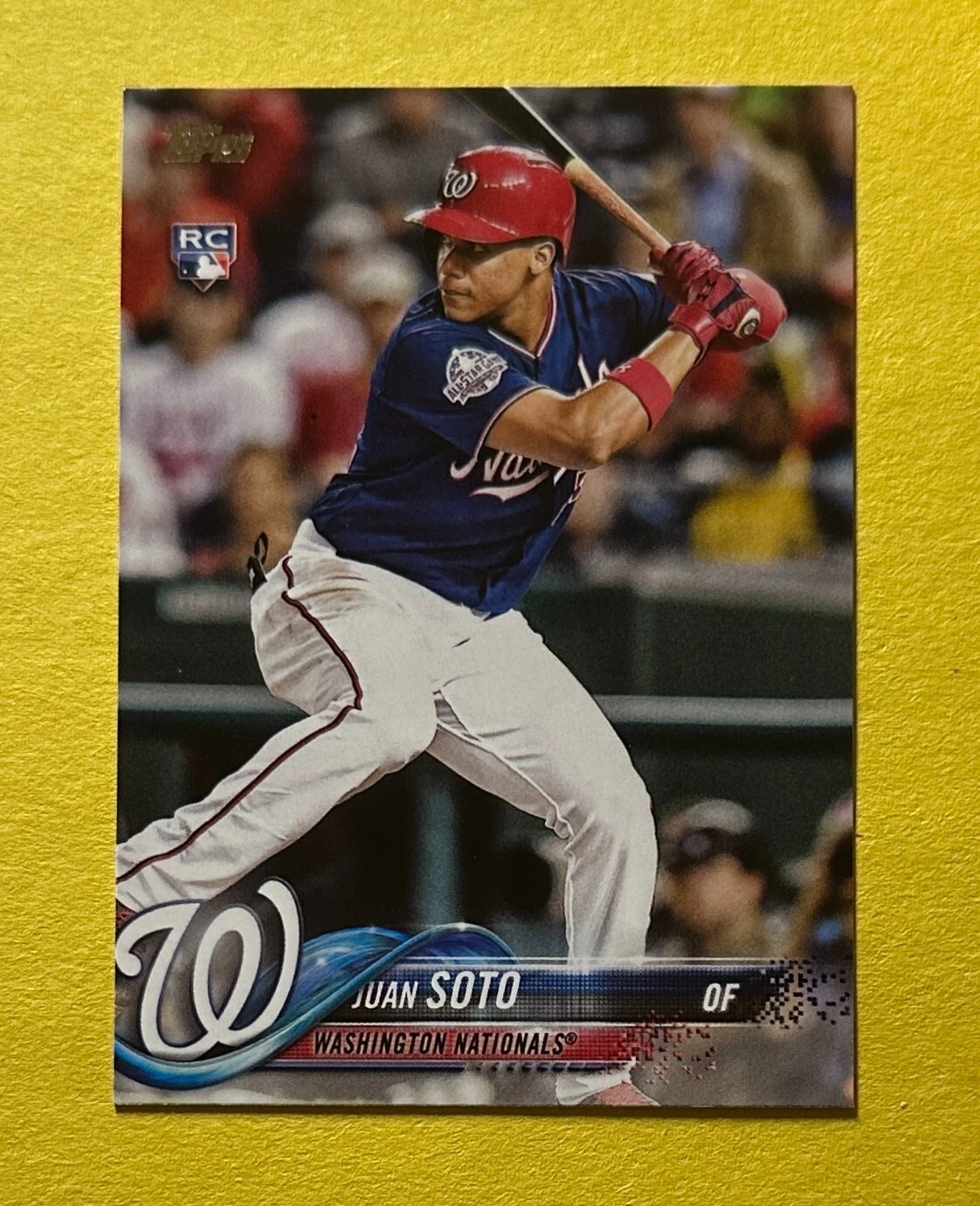 2018 TOPPS UPDATE JUAN SOTO ROOKIE CARD #US300 NATIONALS