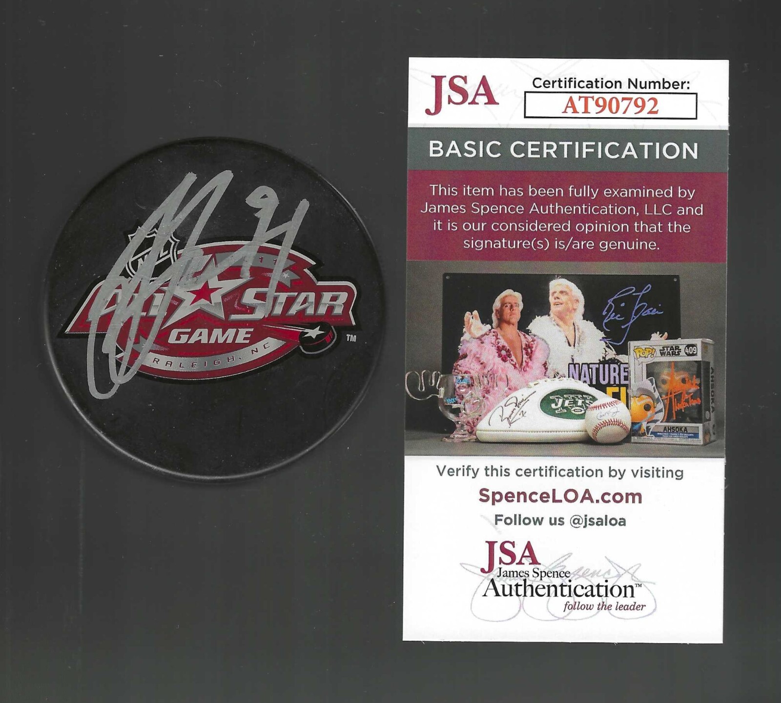 Steven Stamkos Signed Tampa Bay Lightning 2011 All-Star Game Puck JSA