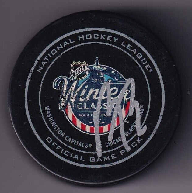 BARRY TROTZ signed (WASHINGTON CAPITALS) Winter Classic Game Hockey puck W/COA