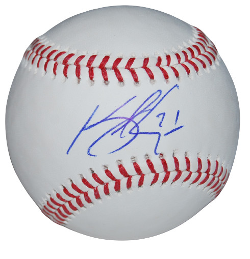 KEEGAN THOMPSON signed (CHICAGO CUBS) Major League baseball PSA/DNA AN42458