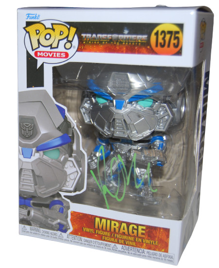 PETE DAVIDSON signed (TRANSFORMERS) Mirage #1375 Funko Pop PSA/DNA AN61450