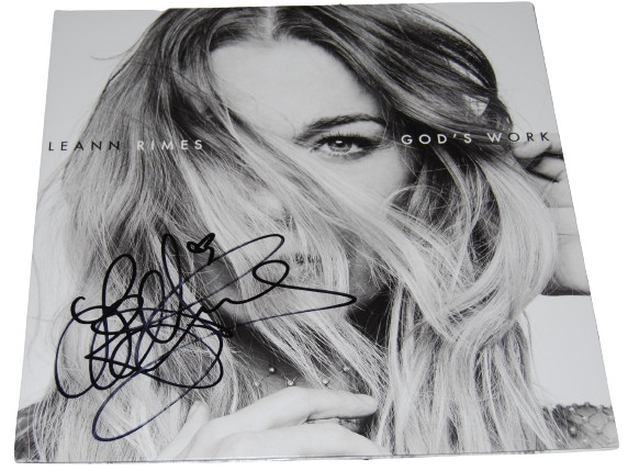 LEANN RIMES signed (GODS WORK) autographed Vinyl Album Record LP BECKETT BK77984