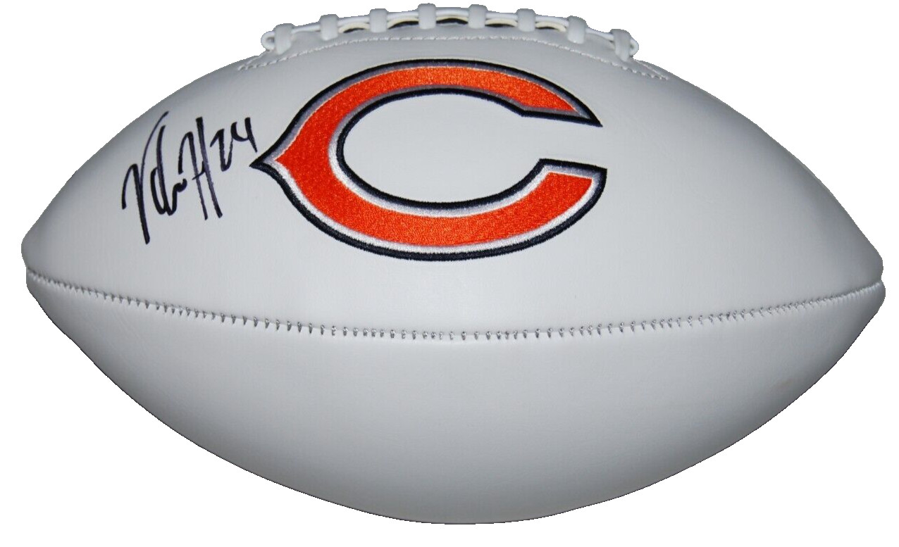 KHALIL HERBERT signed (CHICAGO BEARS) F/S logo football PSA/DNA AN42578