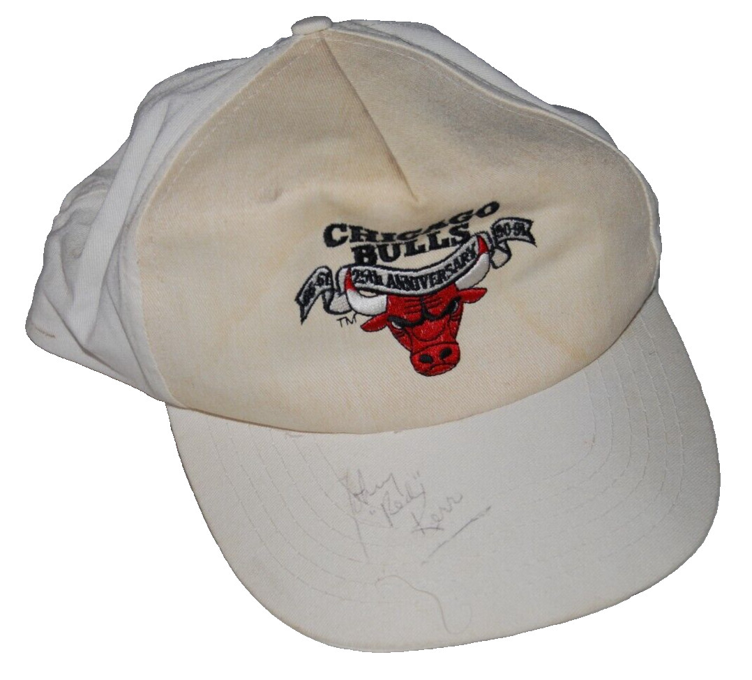 JOHNNY RED KERR signed (CHICAGO BULLS) Championship het BECKETT BAS BL52194