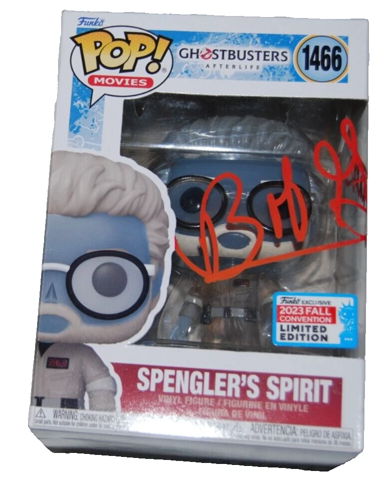 BOB GUNTON signed (GHOSTBUSTERS) #1466 Spengler Funko Pop BECKETT BAS BL52235
