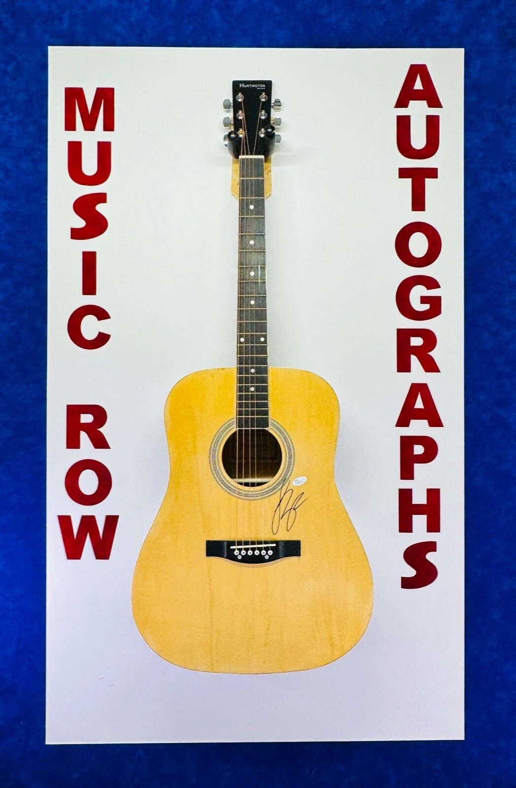LUKE BRYAN Signed Acoustic Guitar Autograph JSA COA Country Girl