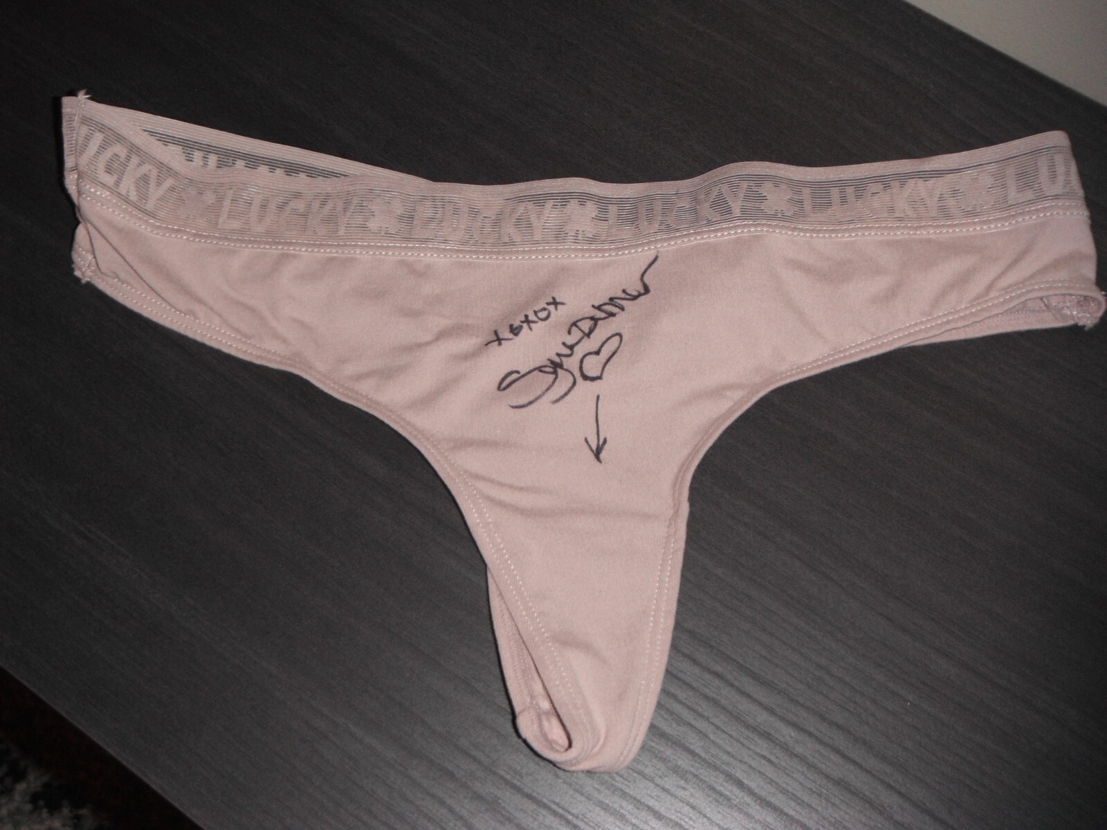 SYREN DEMER SIGNED LUCKY BRAND PANTIES