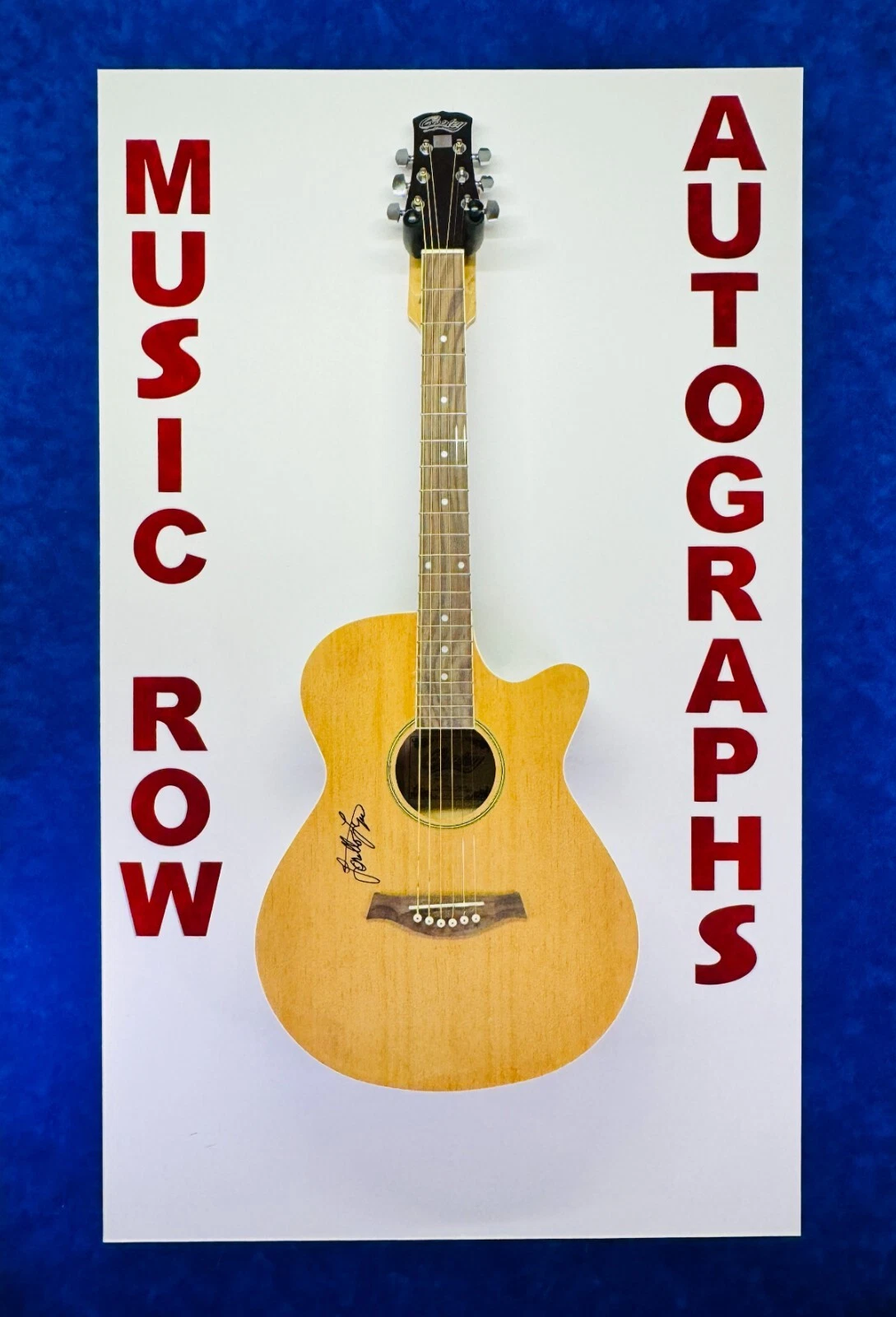 LORETTA LYNN Signed Acoustic Copley Guitar Autograph LOA Coal Miners Daughter