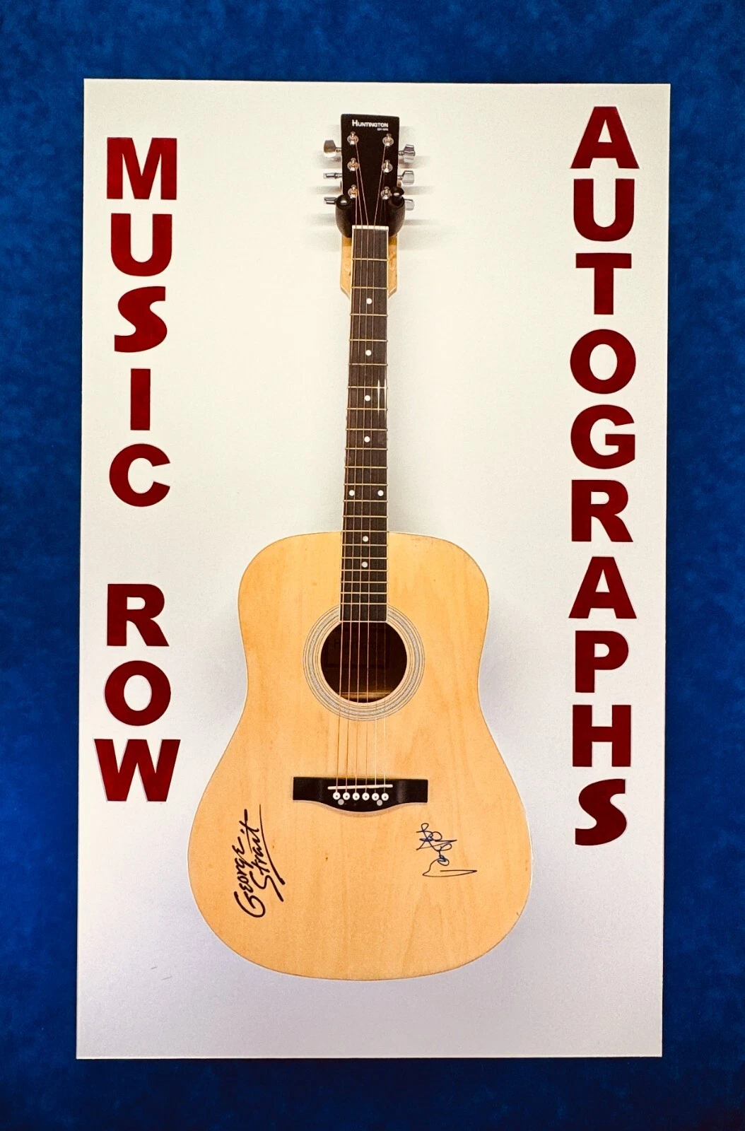 GEORGE STRAIT Signed Acoustic Guitar Autograph JSA LOA Country