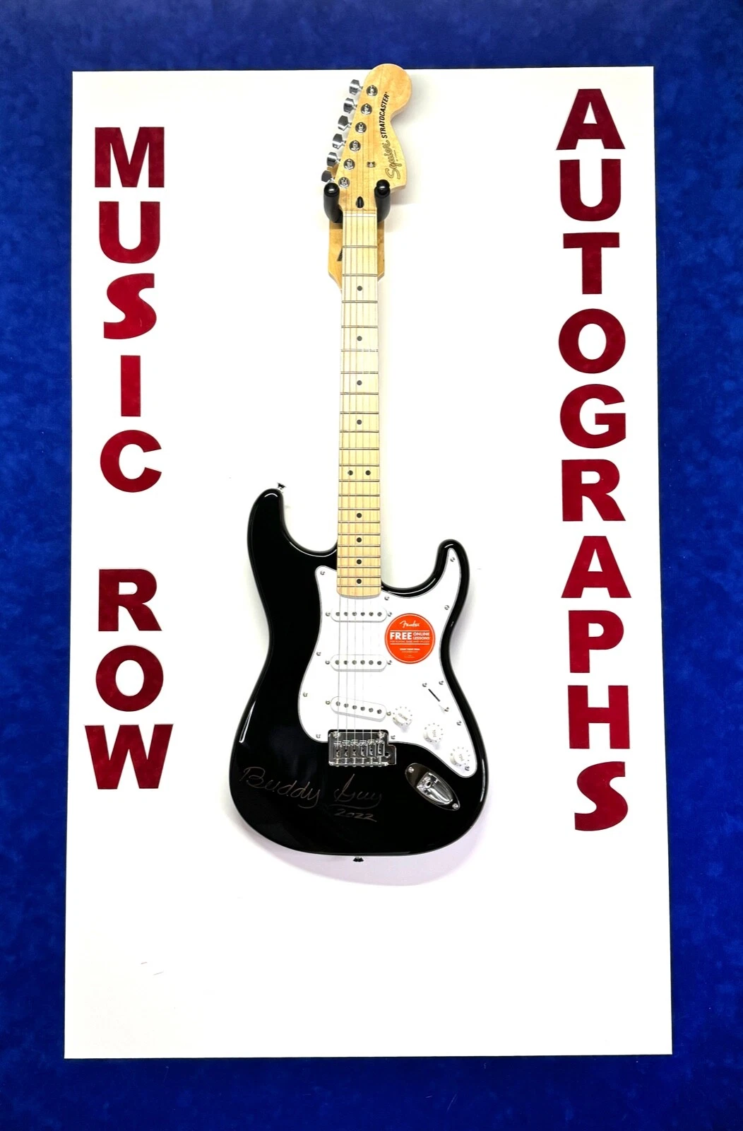 BUDDY GUY Signed Autograph Fender Squire Electric Guitar Blues Guitarist LOA