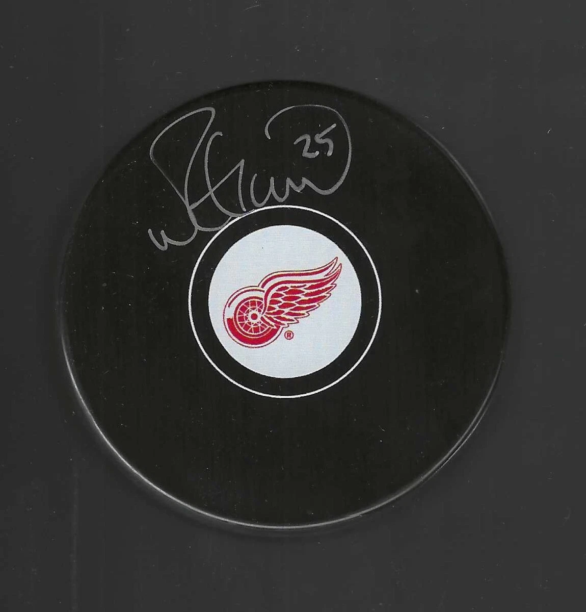 Mike Green Signed Detroit Red Wings Puck