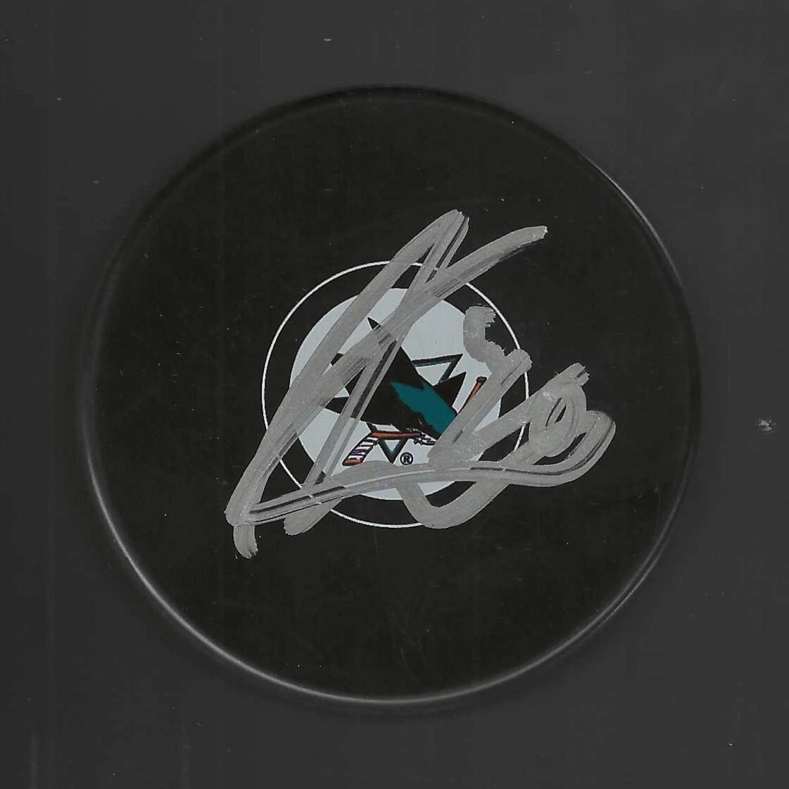 Anthony Duclair Signed San Jose Sharks Puck