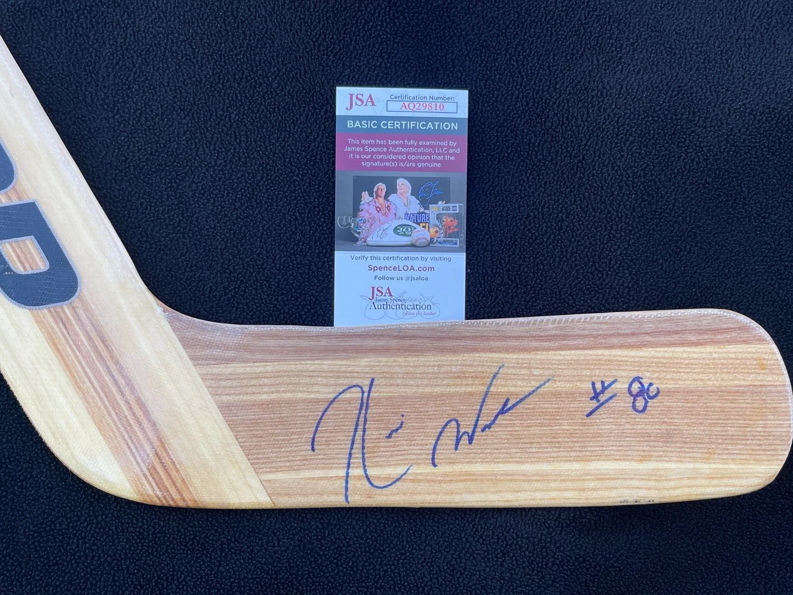 Kevin Weekes Signed New York Rangers Goalie Stick JSA COA