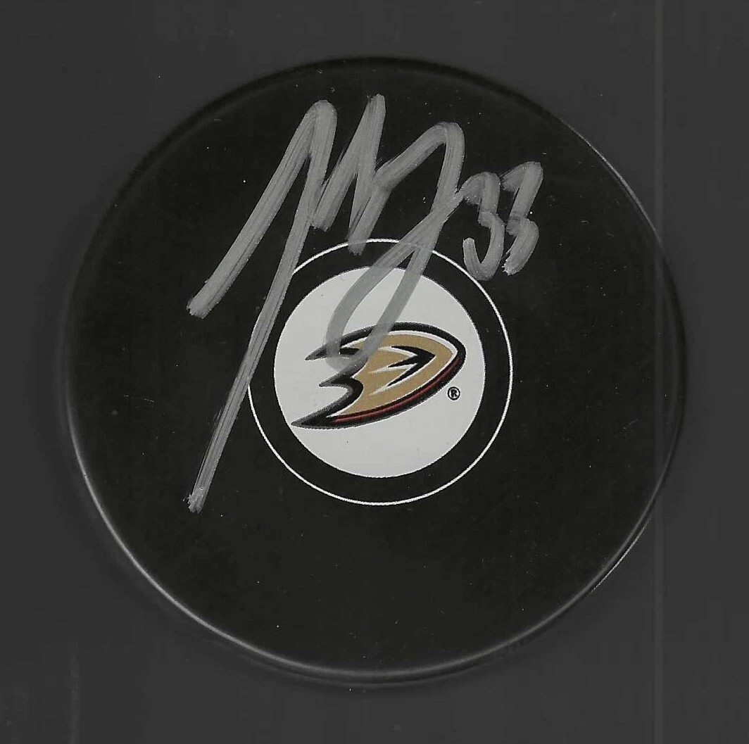 Jakob Silfverberg Signed Anaheim Ducks Puck