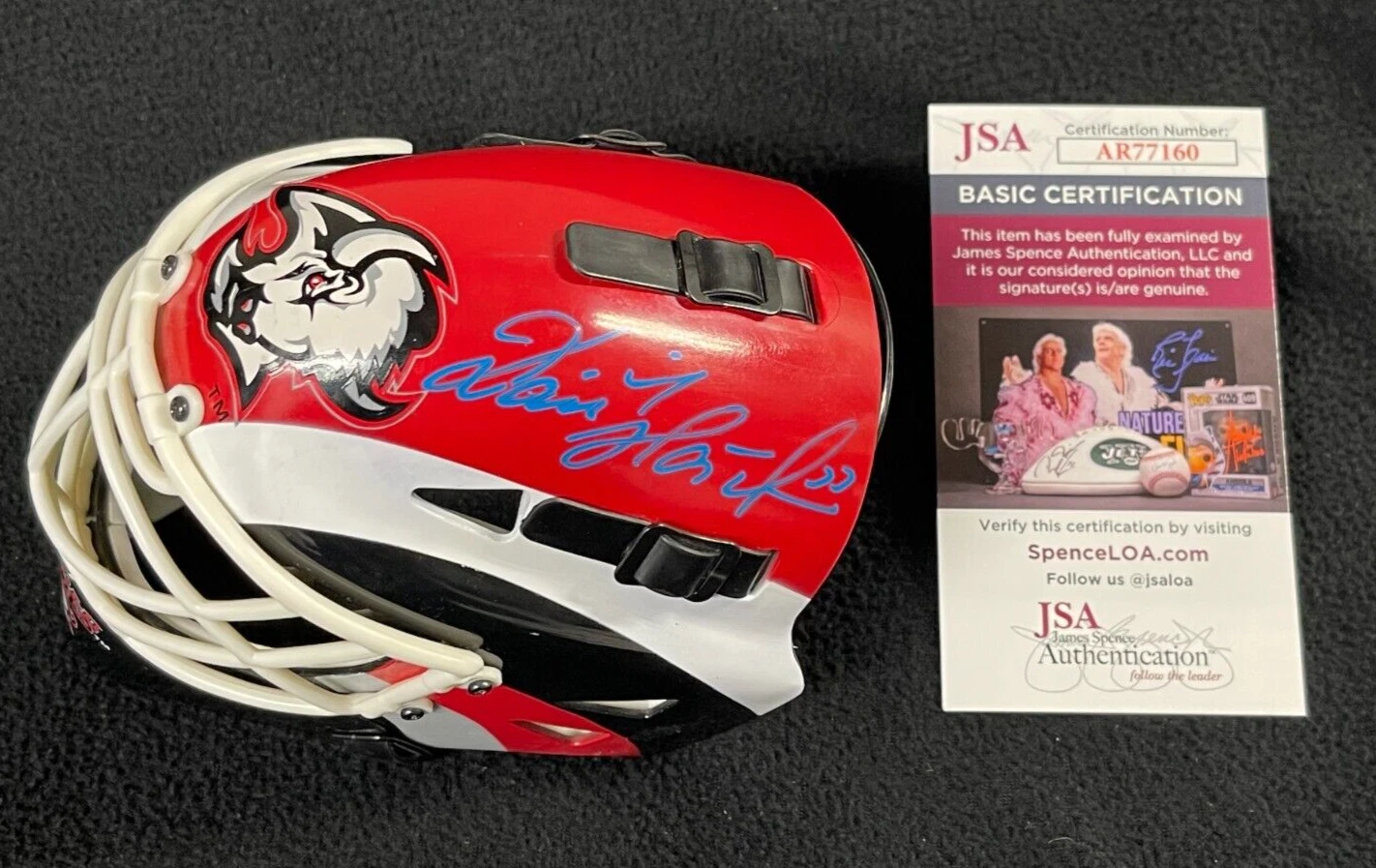 Dominik Hasek Signed Buffalo Sabres Mini Goalie Mask JSA COA