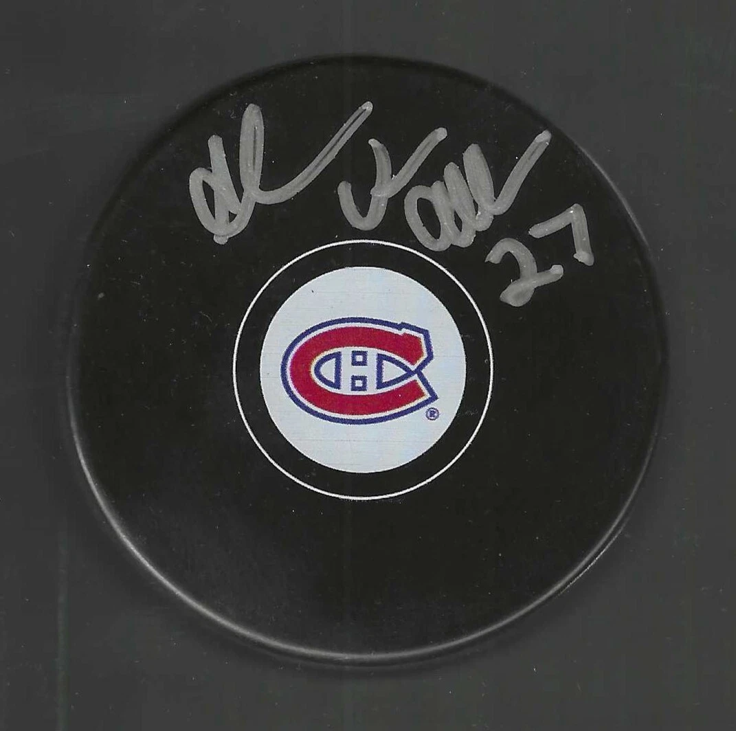 Shaun Van Allen Signed Montreal Canadiens Puck