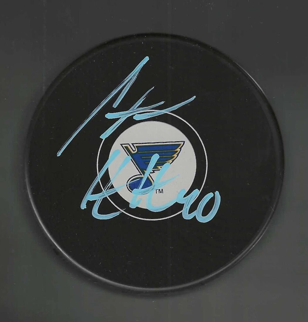 Carter Hutton Signed St Louis Blues Puck