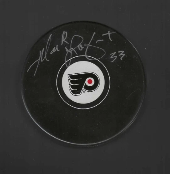 Mark LaForest Signed Philadelphia Flyers Puck