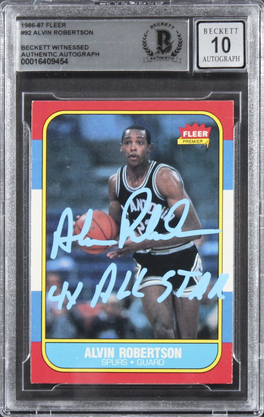 Spurs Alvin Robertson 