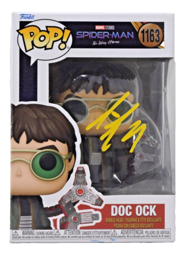 Alfred Molina Signed Funko Pop Doc Ock Spider-man No Way Home Beckett 