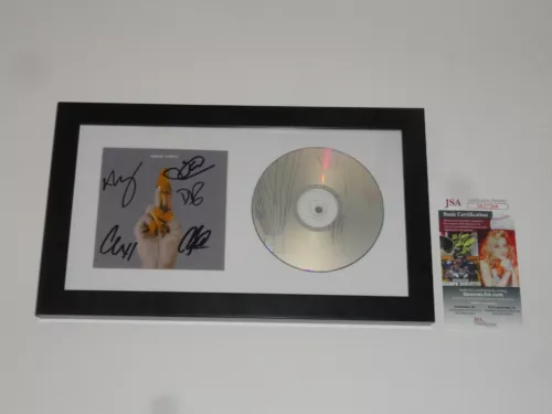 ANBERLIN SIGNED FRAMED LOWBORN CD STEPHEN CHRISTIAN ALL 5 PROOF JSA COA COLLECTIBLE MEMORABILIA