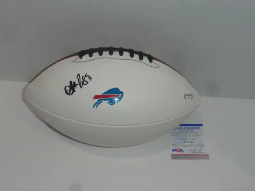 ANDRE REED SIGNED FOOTBALL BUFFALO BILLS HOF AUTOGRAPHED PSA COA COLLECTIBLE MEMORABILIA