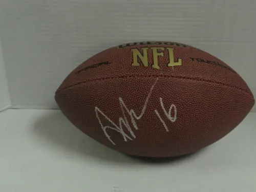 ANDREW HAWKINS SIGNED NFL FOOTBALL CINCINNATI BENGALS