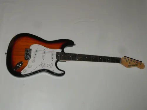 ANDREW MCMAHON SIGNED SUNBURST ELECTRIC GUITAR IN THE WILDERNESS PROOF PSA COA