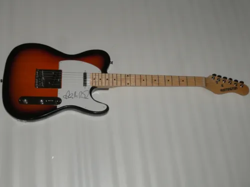 ANDREW MCMAHON SIGNED SUNBURST ELECTRIC GUITAR IN THE WILDERNESS PROOF PSA COA