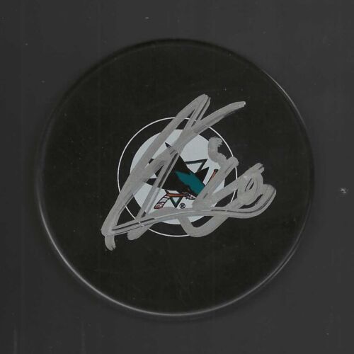 ANTHONY DUCLAIR SIGNED SAN JOSE SHARKS PUCK COLLECTIBLE MEMORABILIA