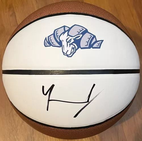 ARMANDO BACOT SIGNED AUTOGRAPHED NORTH CAROLINA TAR HEELS LOGO BASKETBALL JSA COLLECTIBLE MEMORABILIA