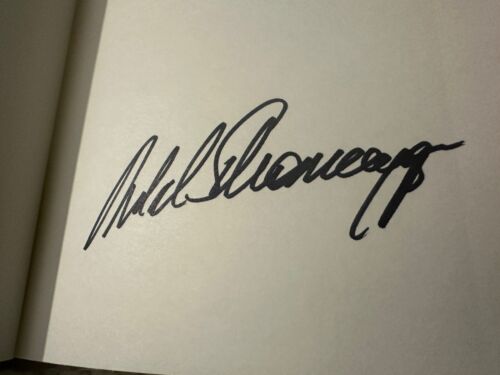 ARNOLD SCHWARZENEGGER SIGNED BOOK: BE USEFUL AUTOGRAPHED FIRST EDITION HARDCOVER COLLECTIBLE MEMORABILIA