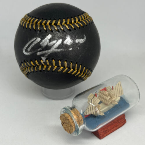 AROLDIS CHAPMAN SIGNED RAWLINGS BLACK OML BASEBALL PSA DNA COA AUTO A3038 COLLECTIBLE MEMORABILIA