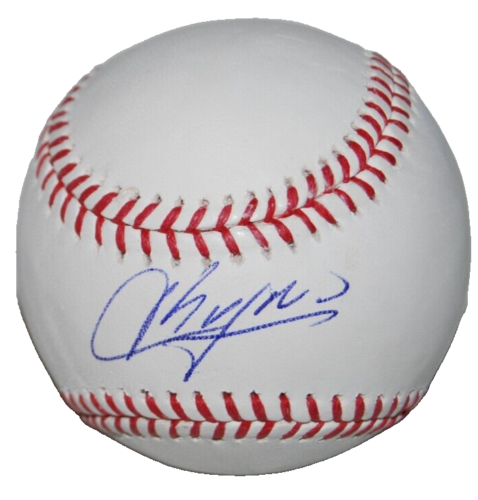 AROLDIS CHAPMAN SIGNED (TEXAS RANGERS) OML BASEBALL BECKETT BAS BL52620 COLLECTIBLE MEMORABILIA