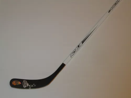 ARTEM ANISIMOV SIGNED HOCKEY STICK CHICAGO BLACKHAWKS AUTOGRAPHED PROOF