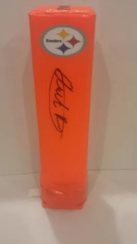 ARTIE BURNS SIGNED TOUCHDOWN PYLON PITTSBURGH STEELERS #1 PICK EXACT PROOF