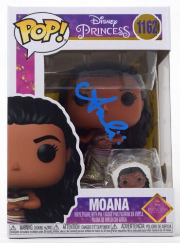 AULI?I CRAVALHO SIGNED FUNKO POP MOANA 1162 DISNEY PRINCESS AUTOGRAPH BAS COA COLLECTIBLE MEMORABILIA