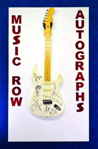 BACH SCHNEIDER WOPAT JONES +3 SIGNED ELECTRIC GUITAR JSA DUKES OF HAZZARD COLLECTIBLE MEMORABILIA