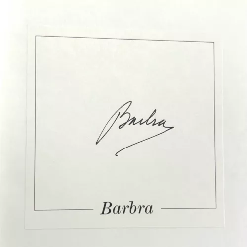 BARBRA STREISAND SIGNED AUTOGRAPH BOOK “MY NAME IS BARBRA” JSA LOA 826 COLLECTIBLE MEMORABILIA