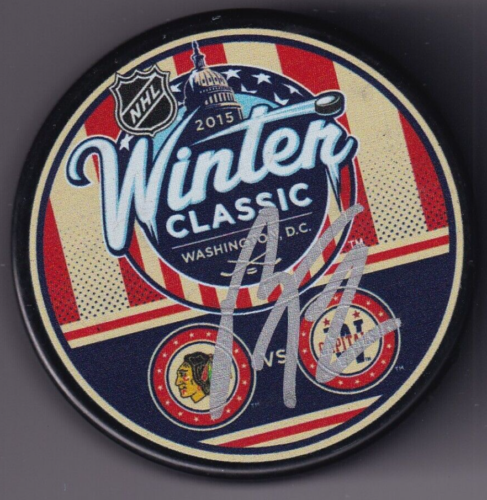 BARRY TROTZ SIGNED (WASHINGTON CAPITALS) 2015 WINTER CLASSIC HOCKEY PUCK W/COA COLLECTIBLE MEMORABILIA