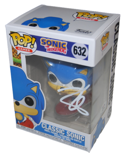 BEN SCHWARTZ signed (SONIC THE HEDGEHOG) Classic #632 Funko Pop PSA/DNA ...