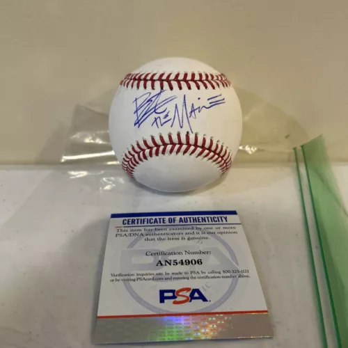 BERT KREISCHER THE MACHINE SIGNED AUTOGRAPH ROMLB BASEBALL PSA COA COMEDIAN COLLECTIBLE MEMORABILIA