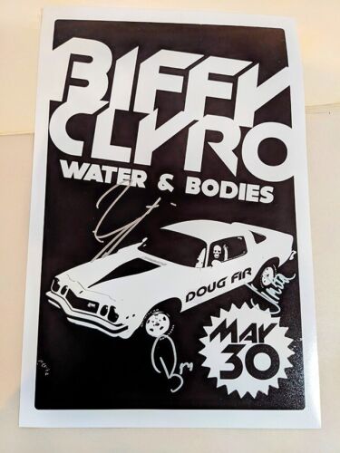 Biffy Clyro REAL hand SIGNED 11x17