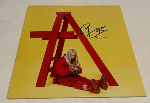 BILLIE EILISH SIGNED DON’T SMILE AT ME VINYL RECORD JSA COLLECTIBLE MEMORABILIA