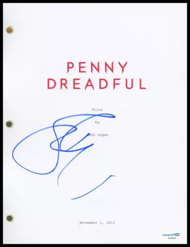 BILLIE PIPER “PENNY DREADFUL” AUTOGRAPH SIGNED FULL PILOT EPISODE SCRIPT ACOA COLLECTIBLE MEMORABILIA