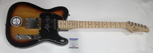 BLUE OSYTER CULT SIGNED SUNBURST ELECTRIC GUITAR BUCK DHARMA ERIC BLOOM PSA COA COLLECTIBLE MEMORABILIA